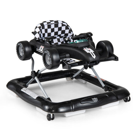 4-in-1 Baby Push Walker Activity Center Height Adjustable with Music Box-Black - Color: Black LuxuryLifeWay Online Store