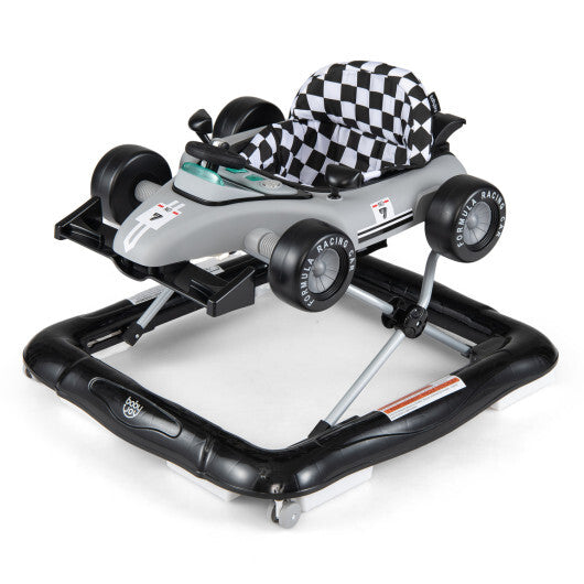 4-in-1 Baby Push Walker Activity Center Height Adjustable with Music Box-Gray - Color: Gray LuxuryLifeWay Online Store
