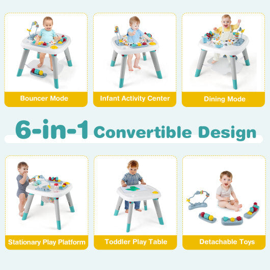 6-in-1 Baby Activity Center Infant Jumper Toddler Table LuxuryLifeWay Online Store