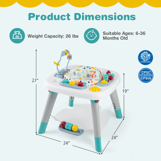 6-in-1 Baby Activity Center Infant Jumper Toddler Table LuxuryLifeWay Online Store