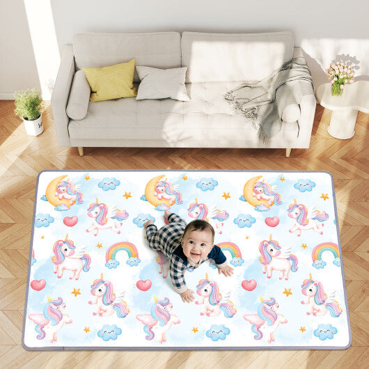 One-Piece Reversible Roll Up Soft Foam Activity Mat for Toddlers LuxuryLifeWay Online Store