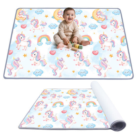 One-Piece Reversible Roll Up Soft Foam Activity Mat for Toddlers LuxuryLifeWay Online Store