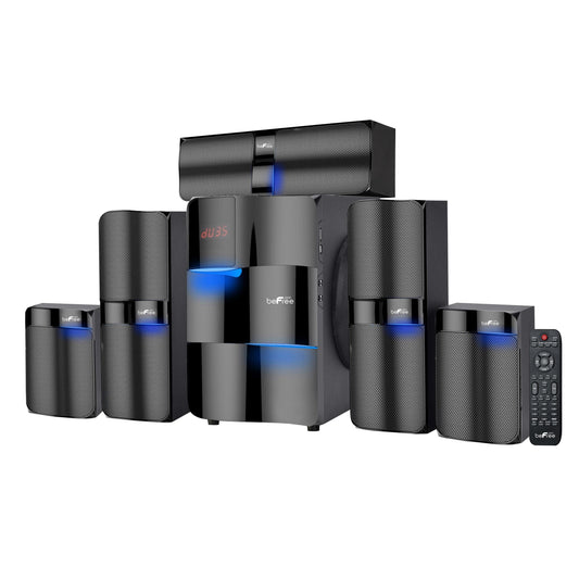 beFree Sound 5.1 Channel Surround Sound Bluetooth Speaker System LuxuryLifeWay Online Store