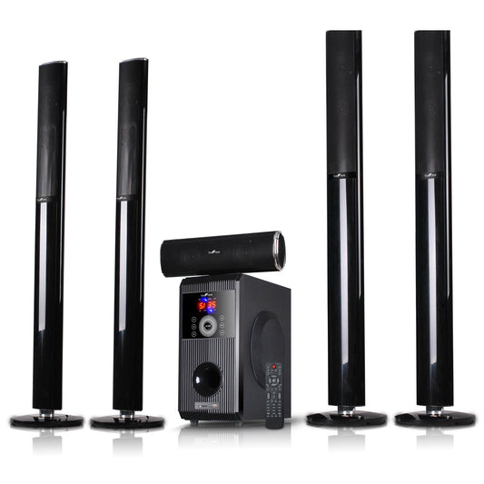 beFree Sound 5.1 Channel Bluetooth Surround Sound Speaker System LuxuryLifeWay Online Store