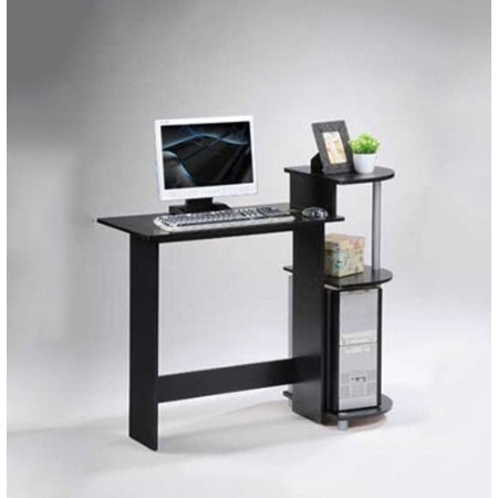 Contemporary Computer Desk in Black and Grey Finish LuxuryLifeWay Online Store
