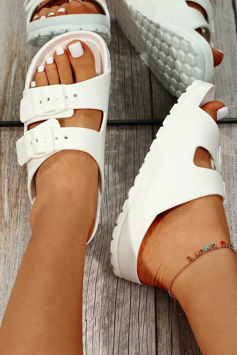 Double-buckle EVA Slippers LuxuryLifeWay Online Store