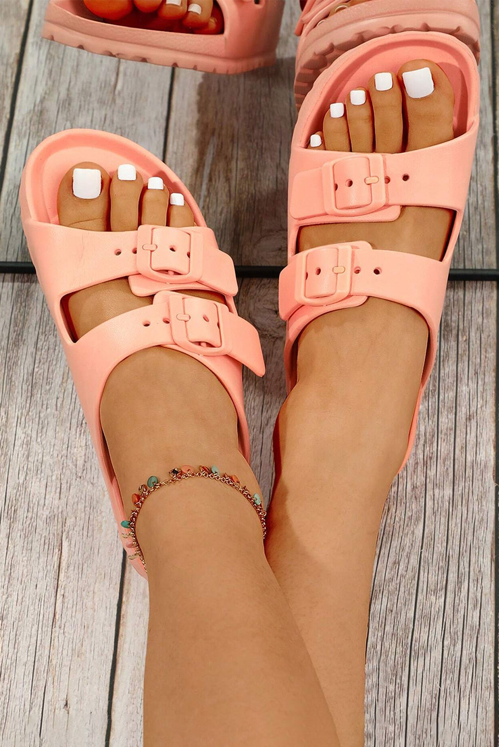 Double-buckle EVA Slippers LuxuryLifeWay Online Store