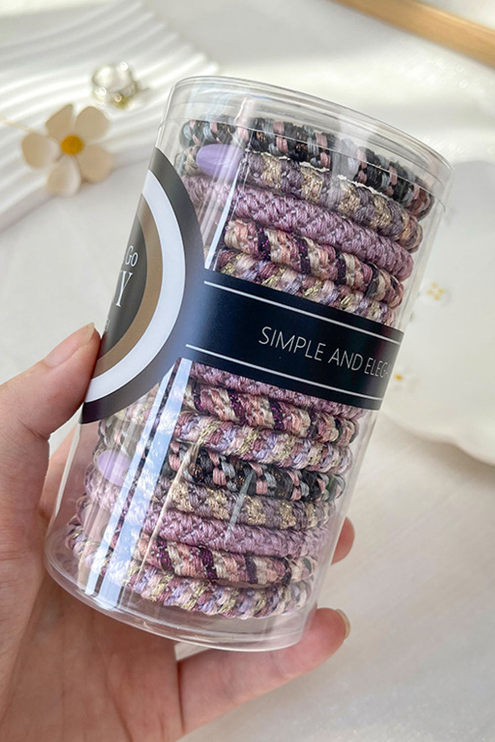 15 pcs Elastic Braided Hair Tie LuxuryLifeWay Online Store