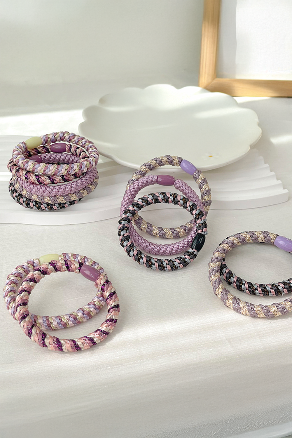 15 pcs Elastic Braided Hair Tie LuxuryLifeWay Online Store