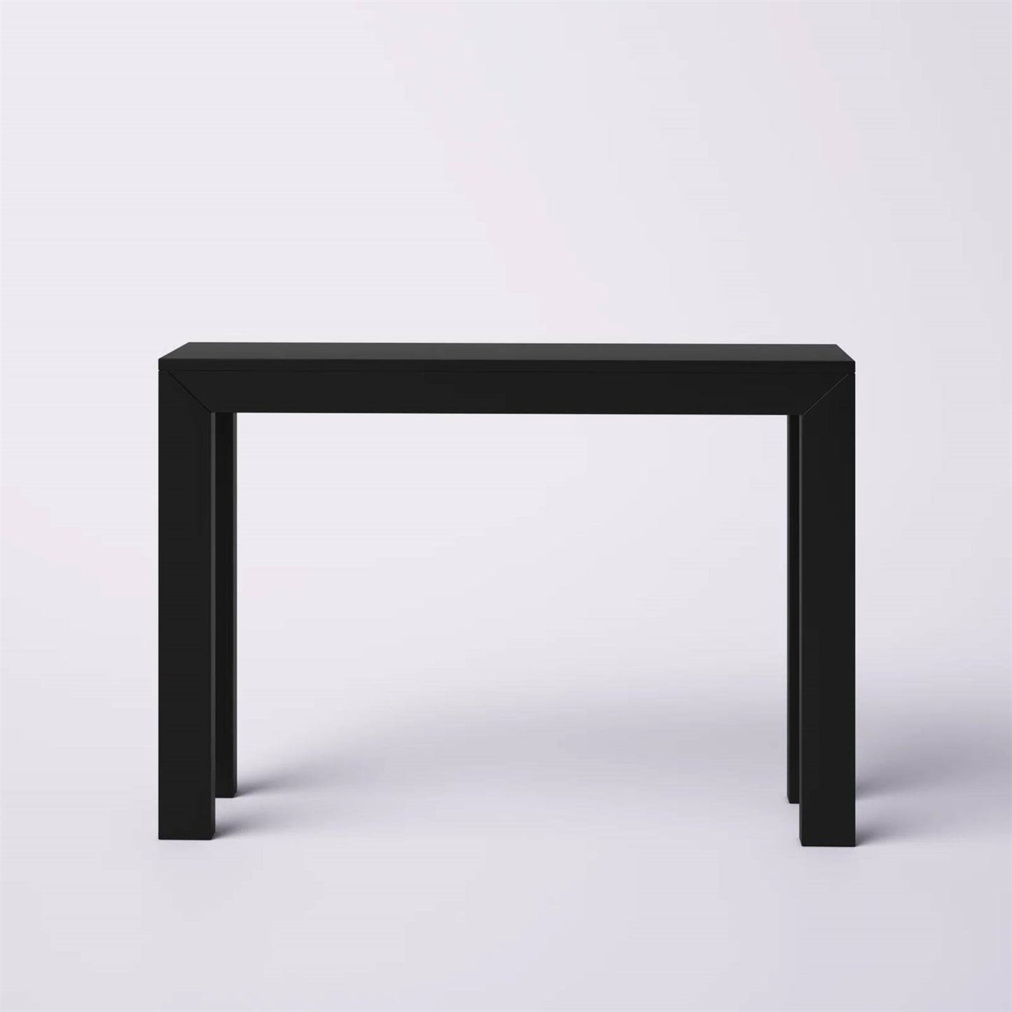 Solid Wood Modern Accent Console Table / Sofa Table in Black Finish LuxuryLifeWay Online Store