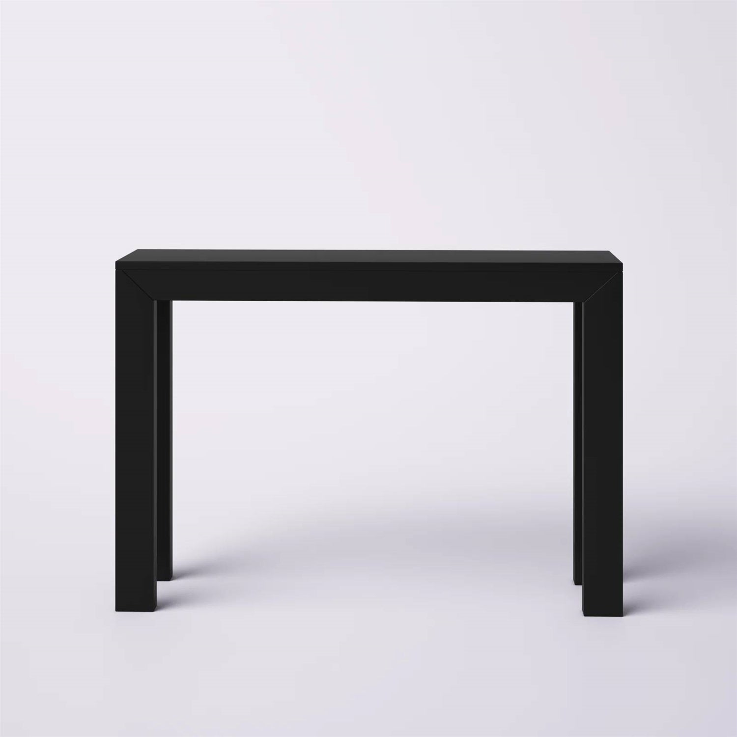 Solid Wood Modern Accent Console Table / Sofa Table in Black Finish LuxuryLifeWay Online Store