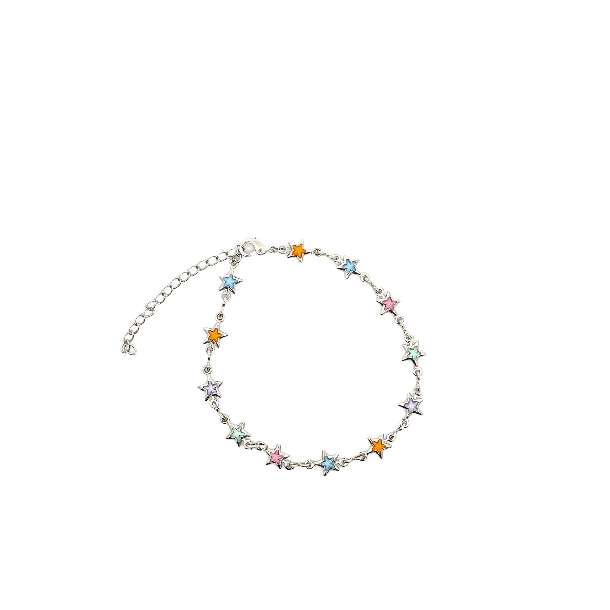 Multicolor Star CZ Stone Charm Necklace (G13/I150/E274) LuxuryLifeWay Online Store