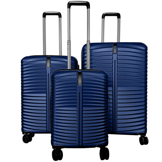 3-Piece 20/24/28 Inch Lightweight Hardside Luggage Set with 8-Spinner Wheels-Gray LuxuryLifeWay Online Store