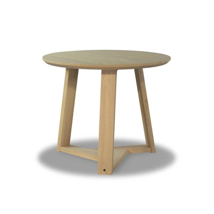 36 Inch Round Scandinavian Solid Wood Dining Table in Blonde LuxuryLifeWay Online Store