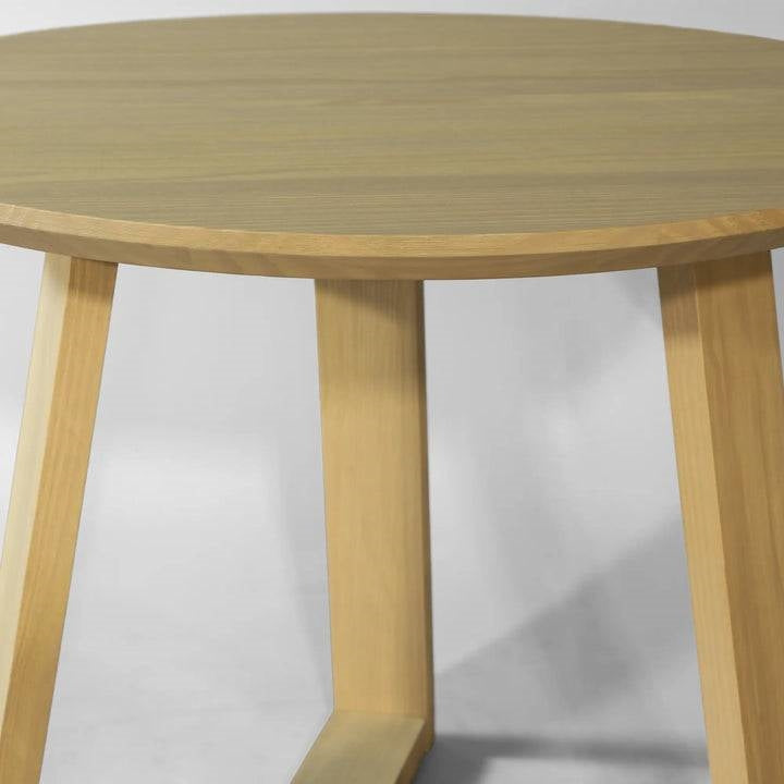 36 Inch Round Scandinavian Solid Wood Dining Table in Blonde LuxuryLifeWay Online Store