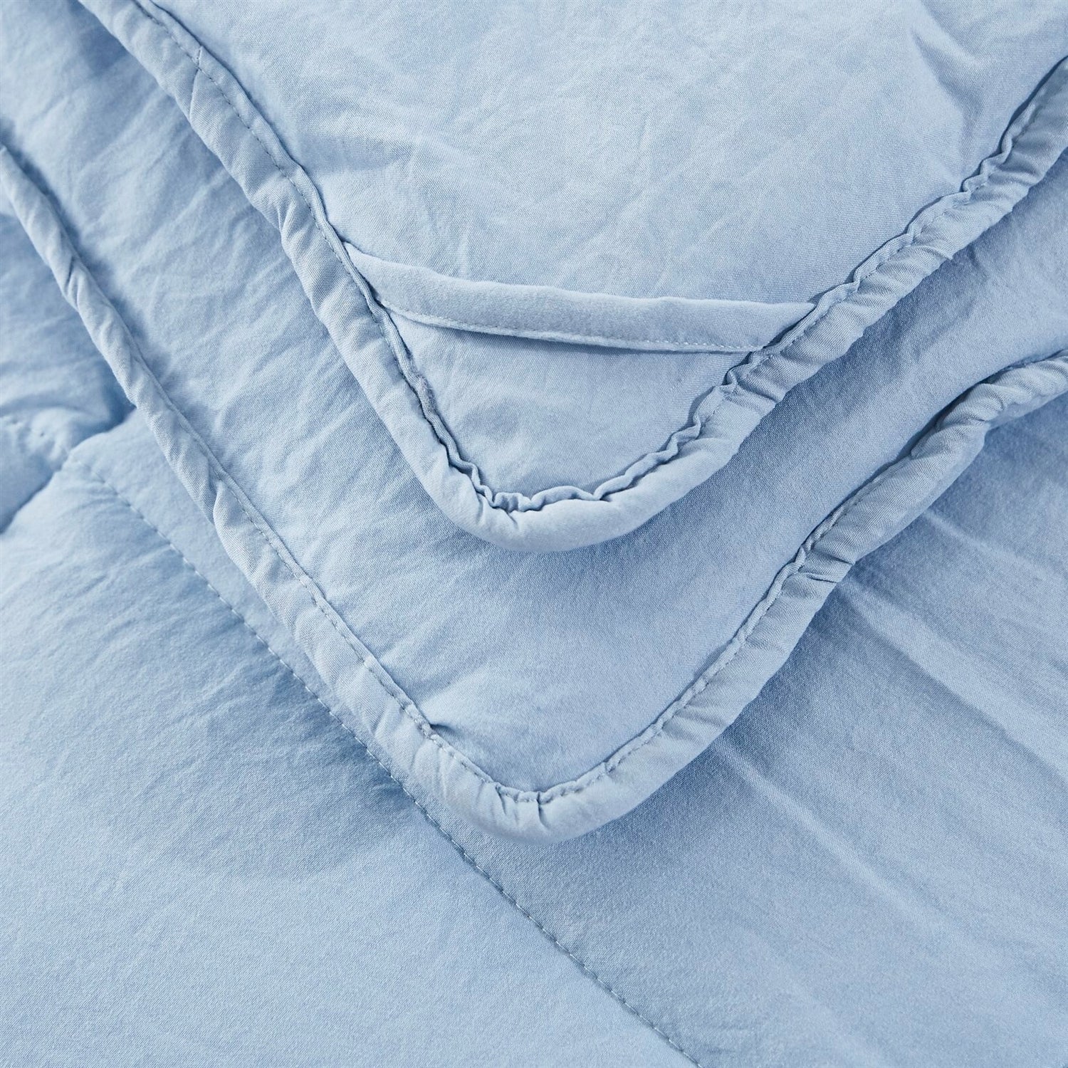 Queen Size Blue 3 Piece Microfiber Reversible Comforter Set LuxuryLifeWay Online Store