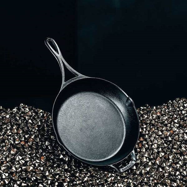 Black 2 Piece Lightweight Cast Iron Skillet Set -  Made in USA LuxuryLifeWay Online Store