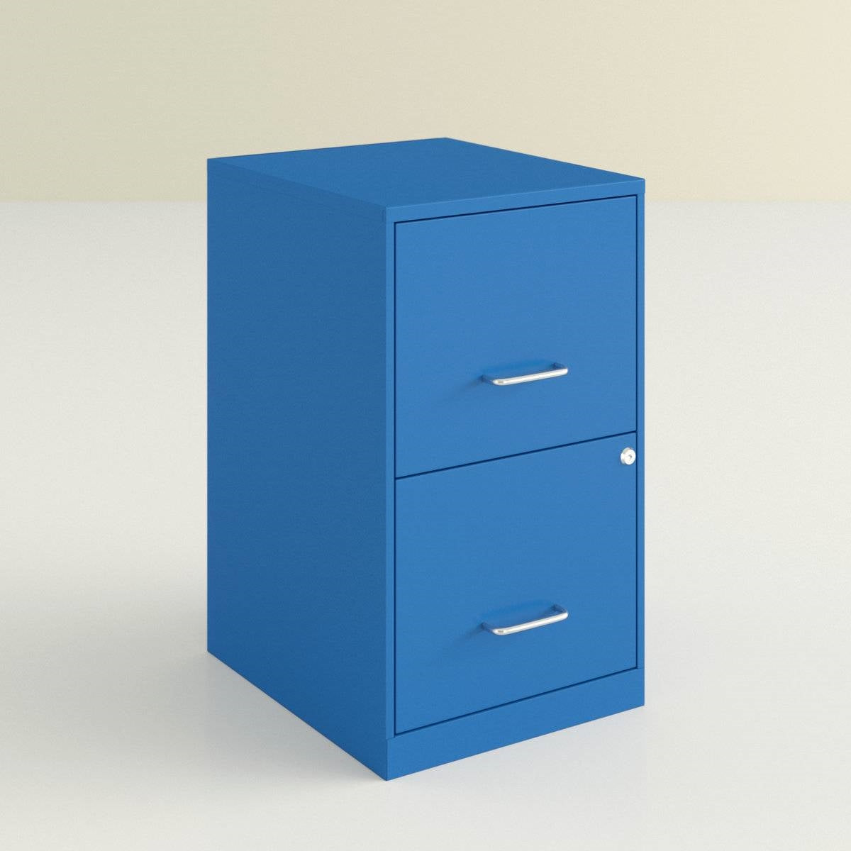 Blue Metal 2-Drawer Vertical Key Locking Heavy Duty Filing Cabinet LuxuryLifeWay Online Store