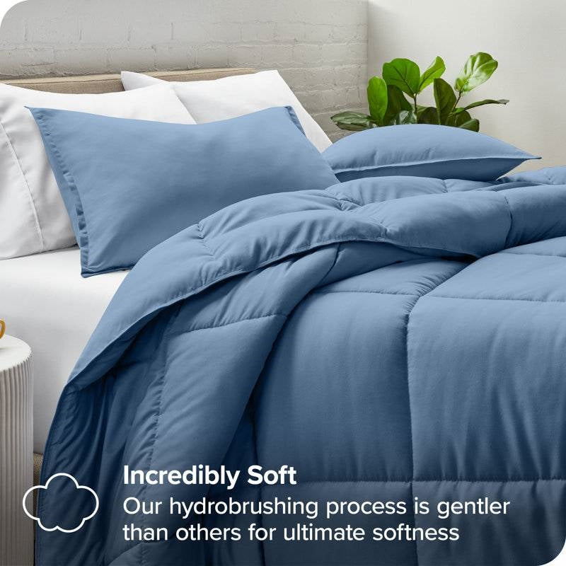 Full/Double Size All Season Super Soft Down Alternative Comforter Set Blue LuxuryLifeWay Online Store