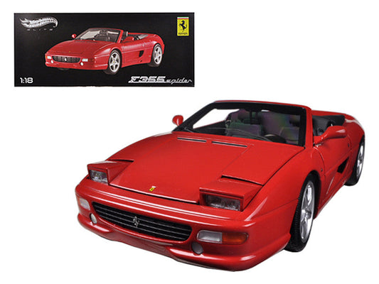 Ferrari F355 Spider Convertible Red Elite Edition 1/18 Diecast Car Model by Hot Wheels LuxuryLifeWay Online Store