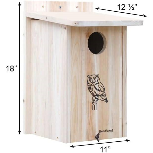 Sturdy Wood Bird House for Owls and Kestrels LuxuryLifeWay Online Store