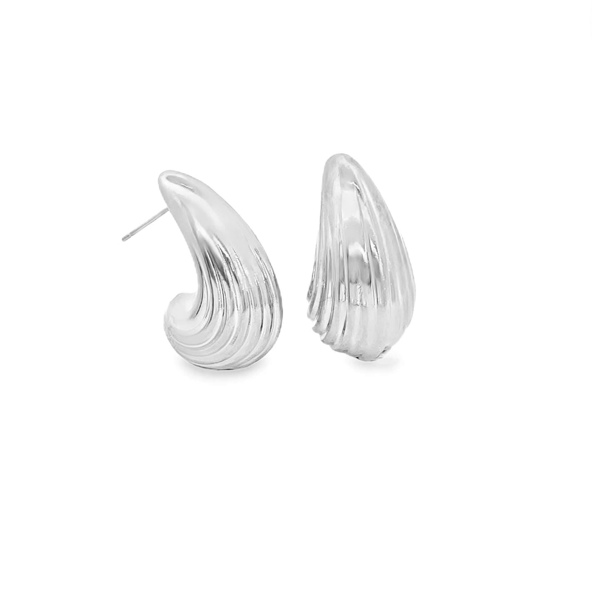 Shell Textured Teardrop Earrings (L497) LuxuryLifeWay Online Store