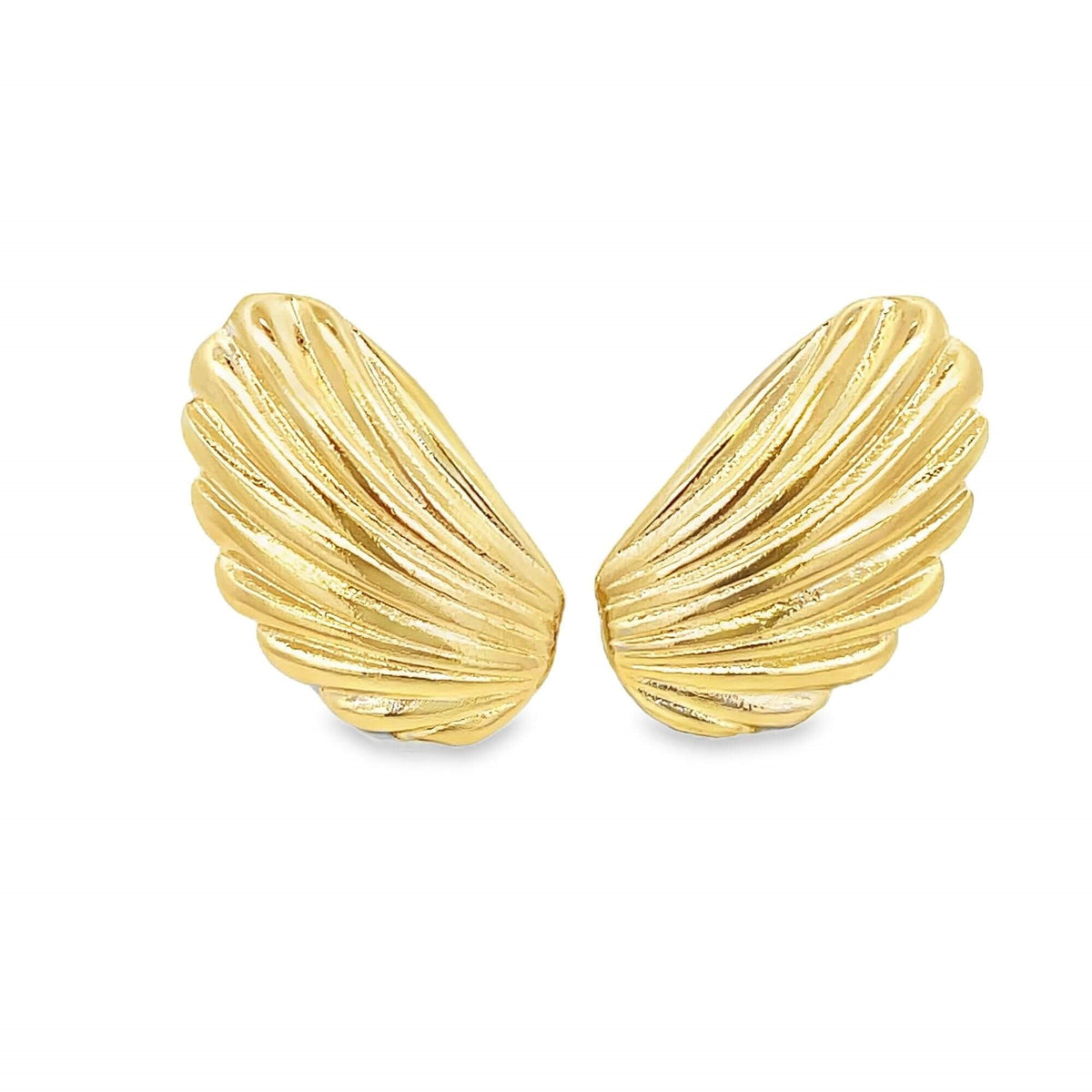 Curved Feather Wings Earrings (L269A) LuxuryLifeWay Online Store