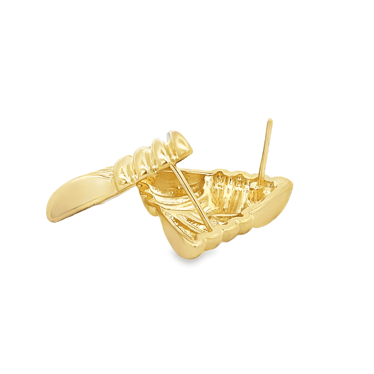 Woven Textured Triangle Earrings (L445B) LuxuryLifeWay Online Store
