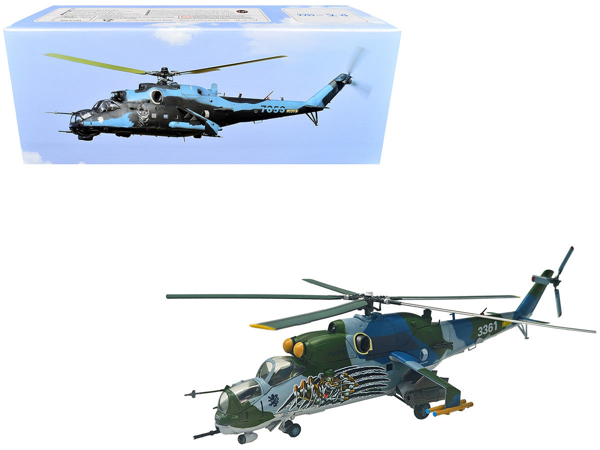 Mil Mi-35 (Mi-24V) Hind Helicopter "3361 221 Squadron 22 Wing NATO Tiger Meet Cambrai France" (2011) Czech Air Force 1/48 Diecast Model by Bless Wing LuxuryLifeWay Online Store