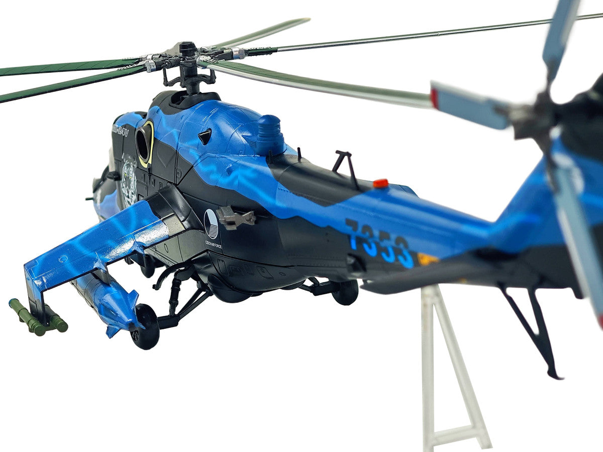 Mil Mi-24V Hind-E Helicopter "7353 231 Squadron 23 Wing NATO Tiger Meet Turkey" (2005) Czech Air Force 1/48 Diecast Model by Bless Wing LuxuryLifeWay Online Store