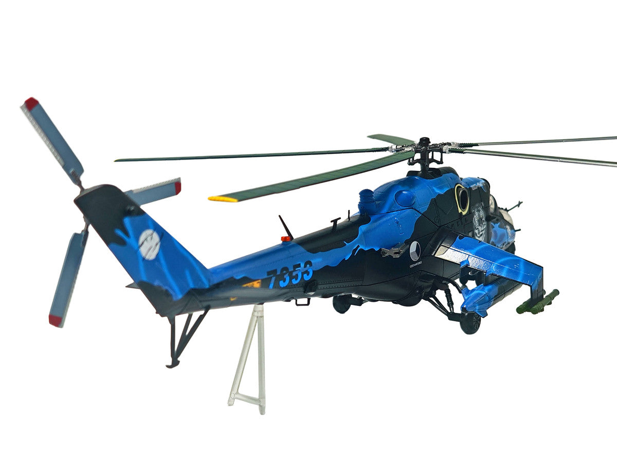 Mil Mi-24V Hind-E Helicopter "7353 231 Squadron 23 Wing NATO Tiger Meet Turkey" (2005) Czech Air Force 1/48 Diecast Model by Bless Wing LuxuryLifeWay Online Store