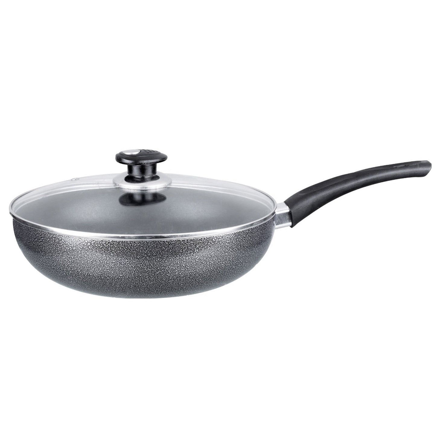 Brentwood Wok W/ Lid Aluminum Non-Stick 10 LuxuryLifeWay Online Store