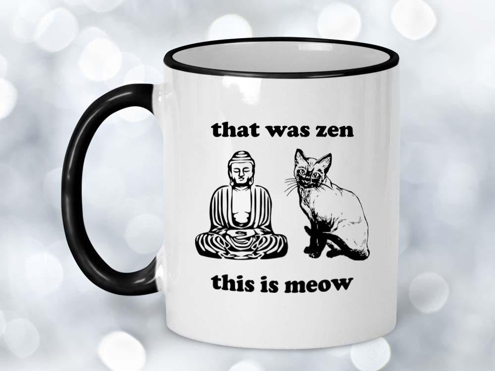 Zen and Meow Coffee Mug