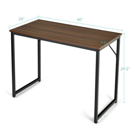 L Shaped Computer Desk and Writing Workstation for Home and Office-White