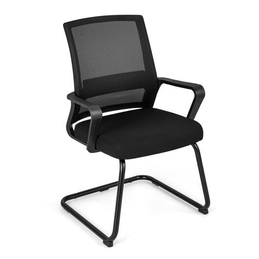 Office Guest Chair with Lumbar Support for Waiting Room-2 Pieces