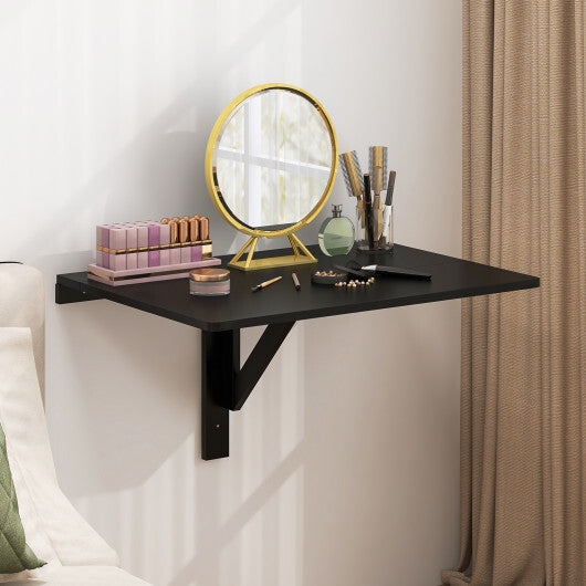 31.5 x 23.5 Inch Wall Mounted Folding Table for Small Spaces-White LuxuryLifeWay Online Store