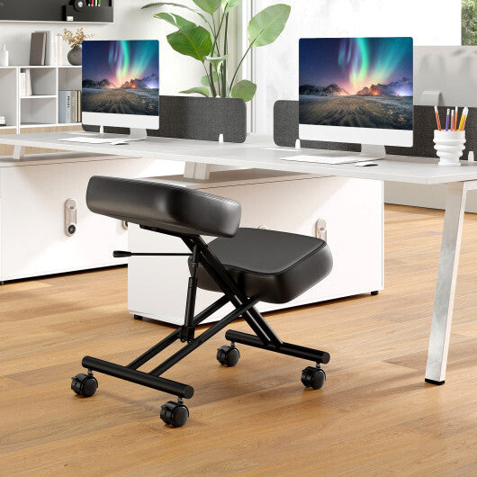 Height Adjustable Kneeling Chair Posture Correction Stool LuxuryLifeWay Online Store