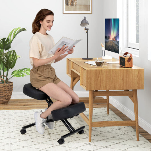 Height Adjustable Kneeling Chair Posture Correction Stool LuxuryLifeWay Online Store
