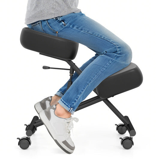Height Adjustable Kneeling Chair Posture Correction Stool LuxuryLifeWay Online Store