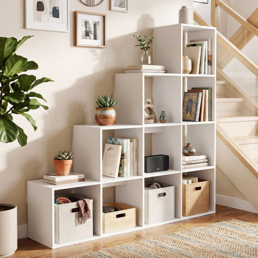 4-Tier Bookshelf with 2 Anti-Tipping Kits for Home Office-Natrual
