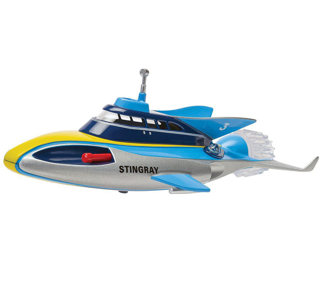 Stingray Submarine Blue and Silver with Yellow Stripes "Gerry Anderson's Stingray" (1964) TV Series Diecast Model by Corgi LuxuryLifeWay Online Store