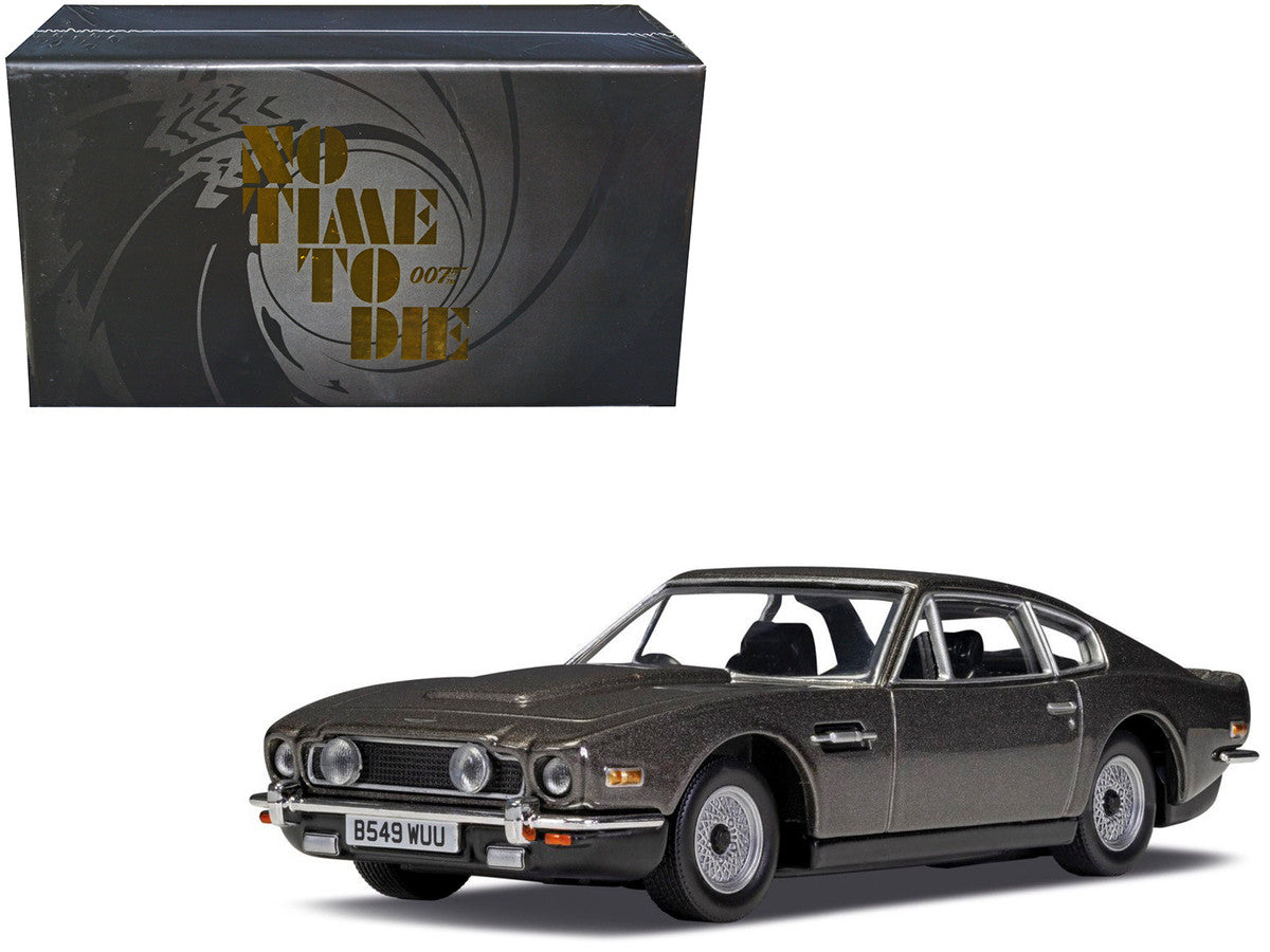 Aston Martin V8 RHD (Right Hand Drive) Black Metallic James Bond 007 "No Time To Die" (2021) Movie Diecast Model Car by Corgi LuxuryLifeWay Online Store