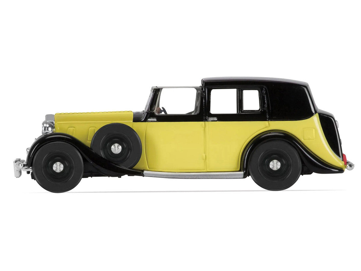 Rolls Royce Phantom III Sedanca de Ville Yellow with Black Top James Bond 007 "Goldfinger" (1964) Movie Diecast Model by Corgi LuxuryLifeWay Online Store