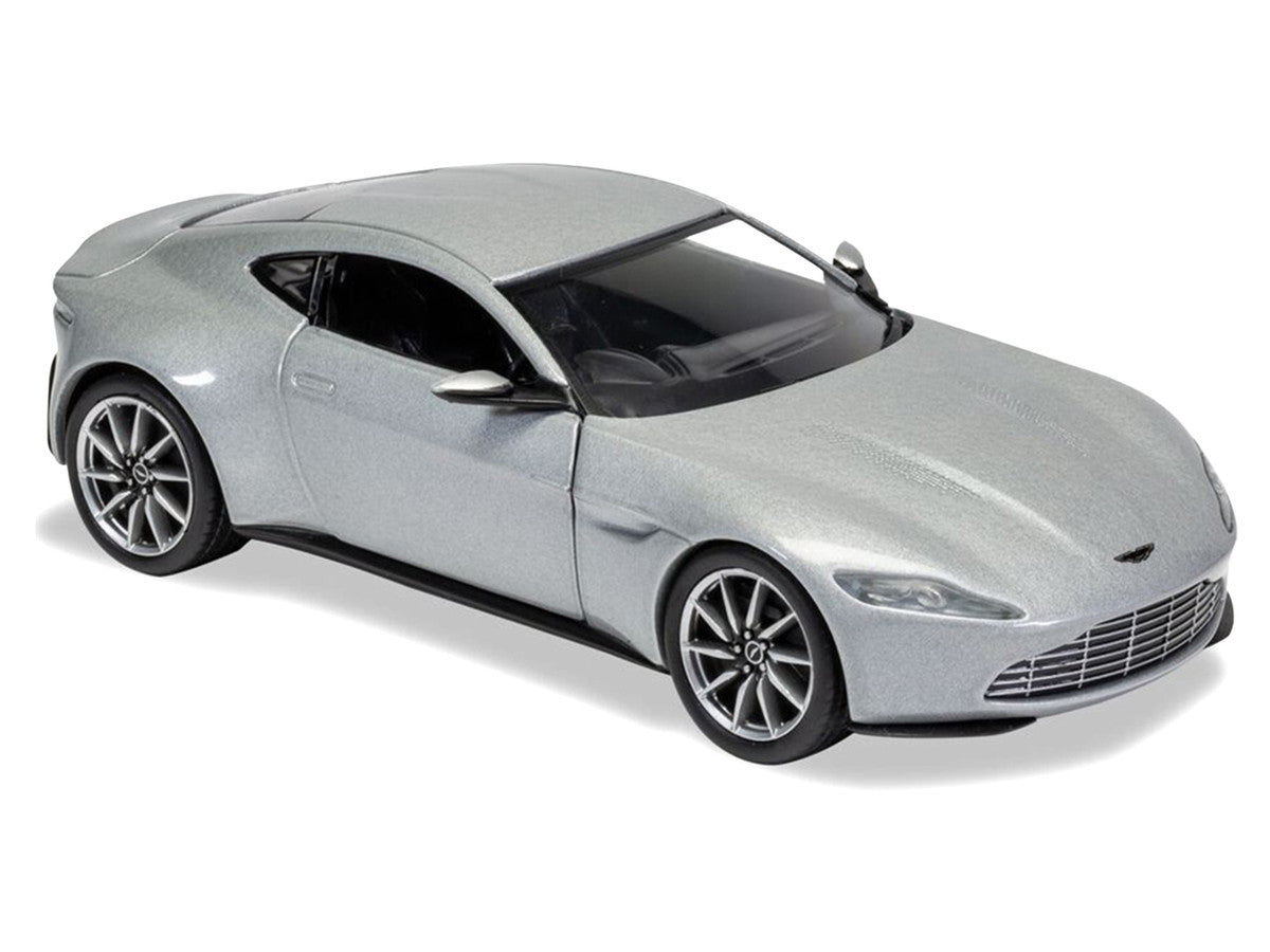 Aston Martin DB10 RHD (Right Hand Drive) Silver Metallic James Bond 007 "Spectre" (2015) Movie Diecast Model Car by Corgi LuxuryLifeWay Online Store
