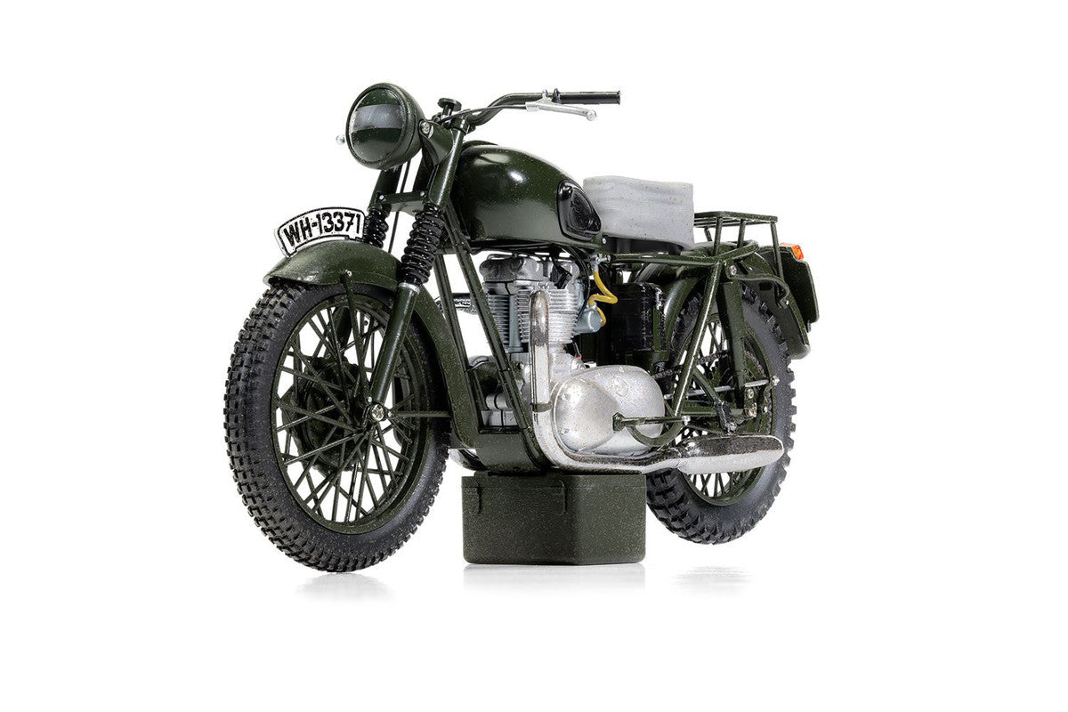 Triumph TR6 Trophy Motorcycle Dark Green (Weathered) "The Great Escape" (1963) Movie Diecast Model by Corgi LuxuryLifeWay Online Store