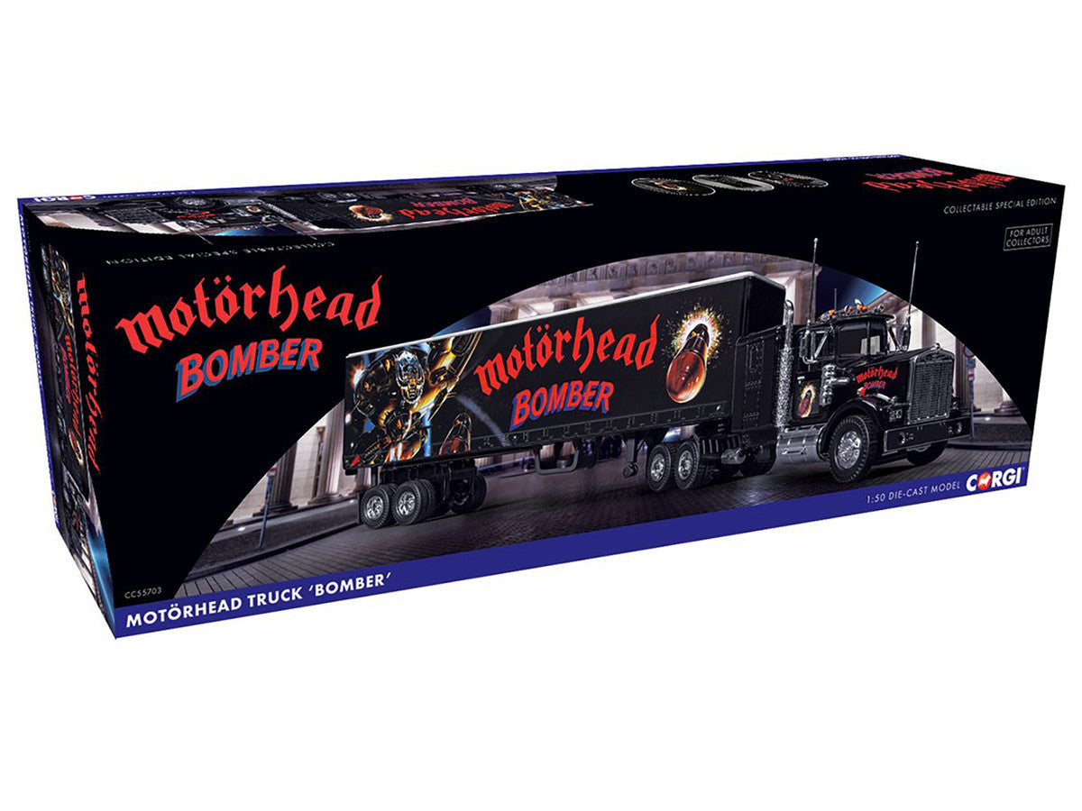 "Motorhead Bomber" Transport Truck Black 1/50 Diecast Model by Corgi LuxuryLifeWay Online Store