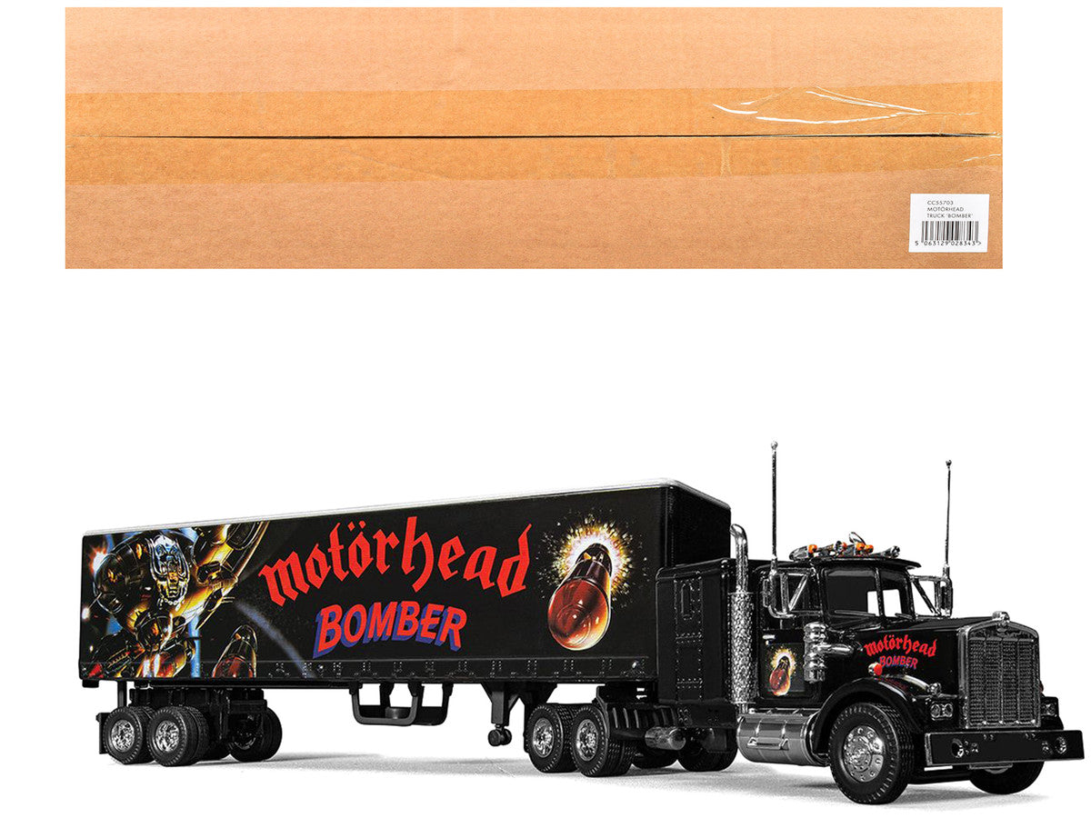 "Motorhead Bomber" Transport Truck Black 1/50 Diecast Model by Corgi LuxuryLifeWay Online Store
