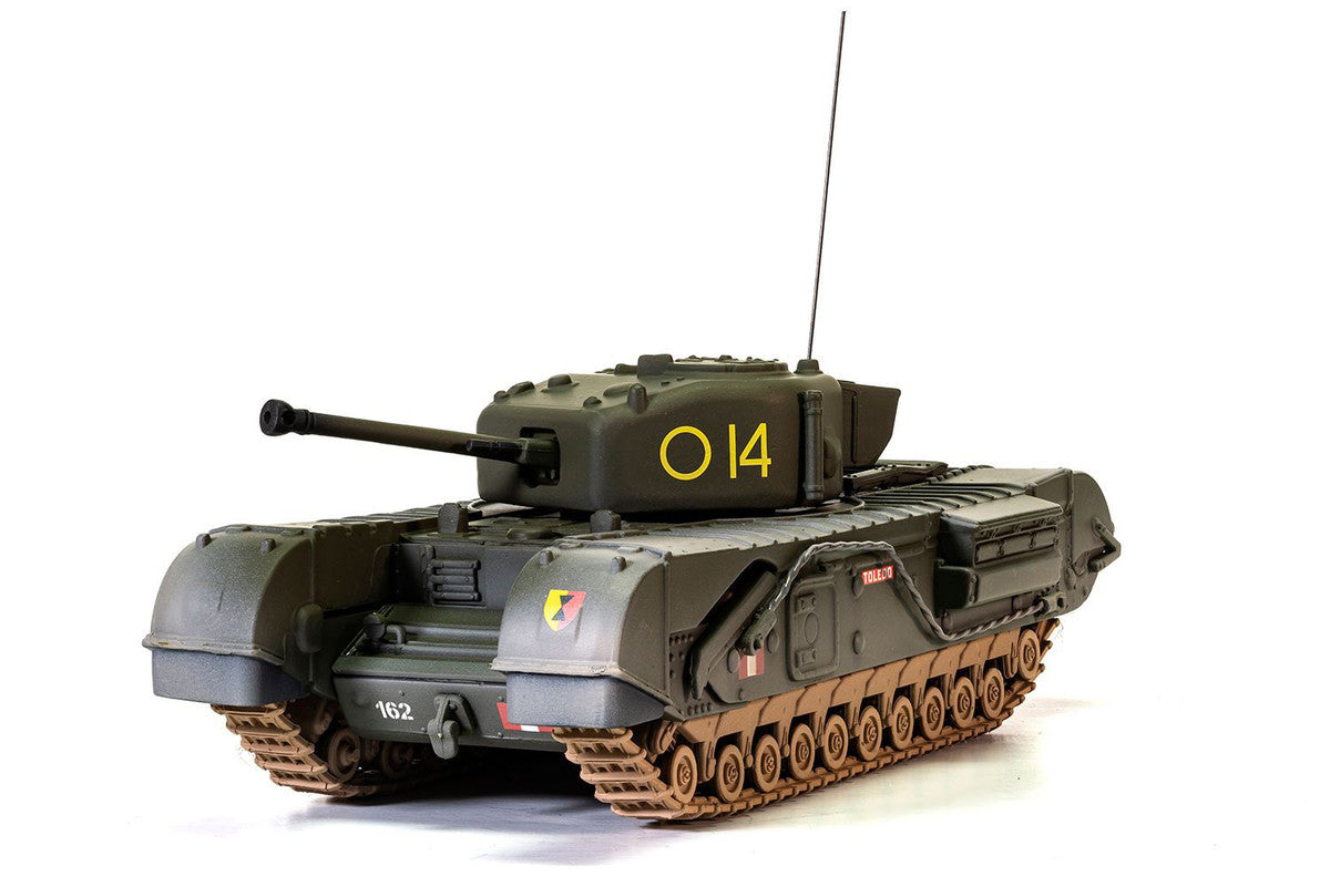 Churchill Mk.IV Tank "'To Catch a Tiger' 'Toledo' C Squadron 14 Troop 21st Army Tank Brigade Tunisia" (1943) British Royal Army "Military Legends" Series 1/50 Diecast Model by Corgi LuxuryLifeWay Online Store