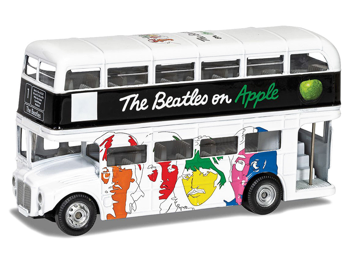 The Beatles London Double Decker Bus "The White Album" White Diecast Model Car by Corgi LuxuryLifeWay Online Store