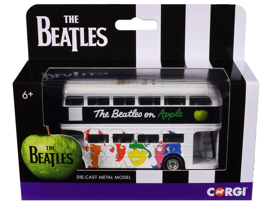 The Beatles London Double Decker Bus "The White Album" White Diecast Model Car by Corgi LuxuryLifeWay Online Store
